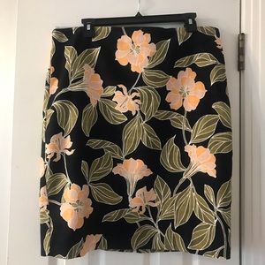 Floral pencil skirt by Ann Taylor